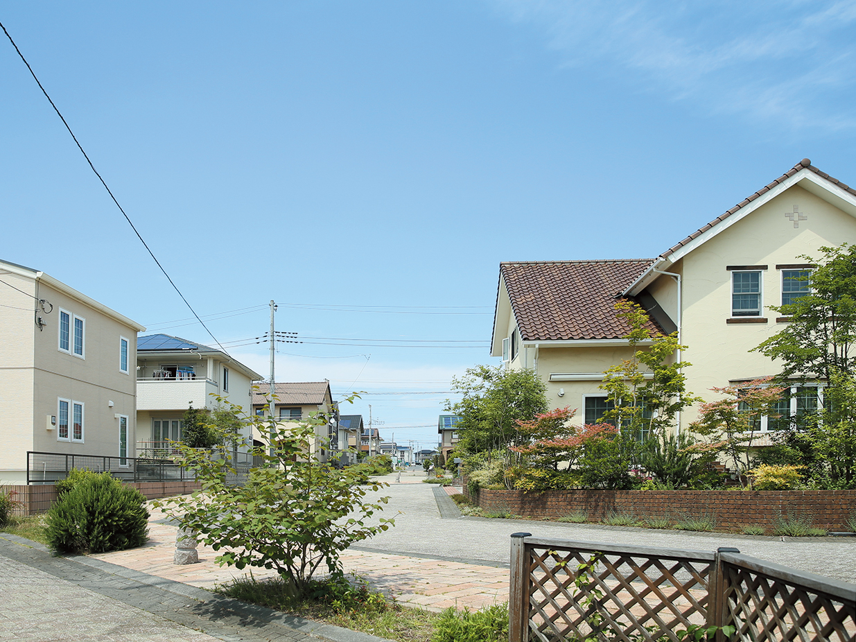 みどりの小路の街路の写真