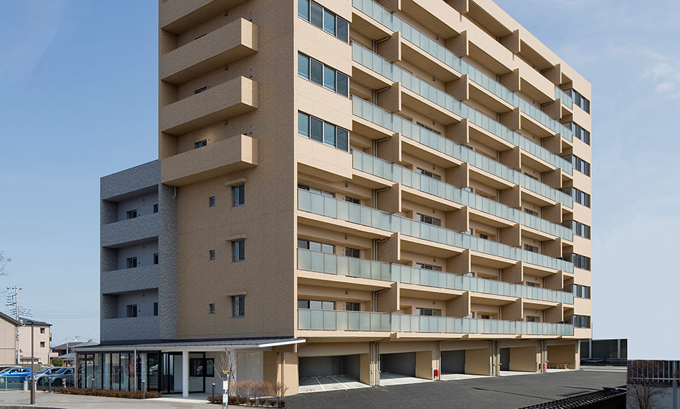 アネージュ東海ブライトの建物外観