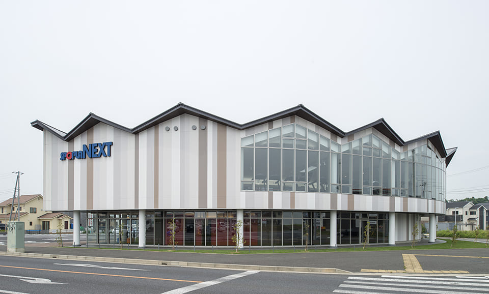 スポーツプラザ山新つくば店の建物外観