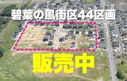 碧葉の風街区44区画販売中